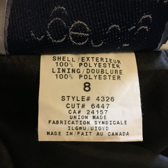 Vintage Ingenuity Made in Canada Herringbone Career Skirt - Picture 7 of 14